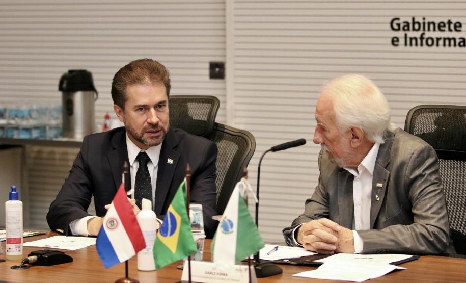 Vice-governador e ministro do Paraguai discutem formas de potencializar elos de logística