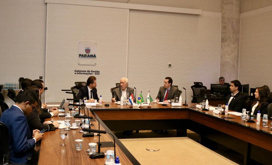 Vice-governador e ministro do Paraguai discutem formas de potencializar elos de logística