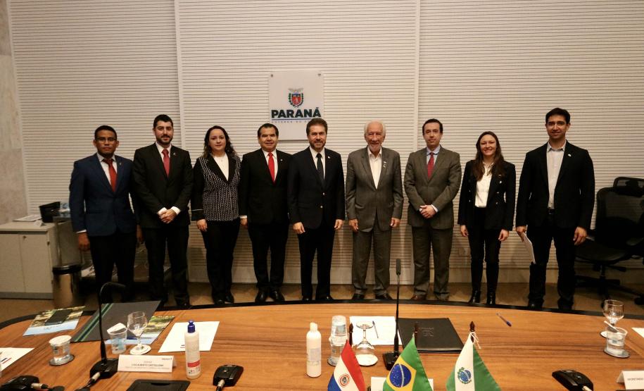 Vice-governador e ministro do Paraguai discutem formas de potencializar elos de logística