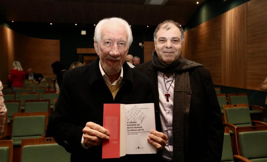 Estado apoia lançamento de livro sobre Bento Munhoz da Rocha Netto