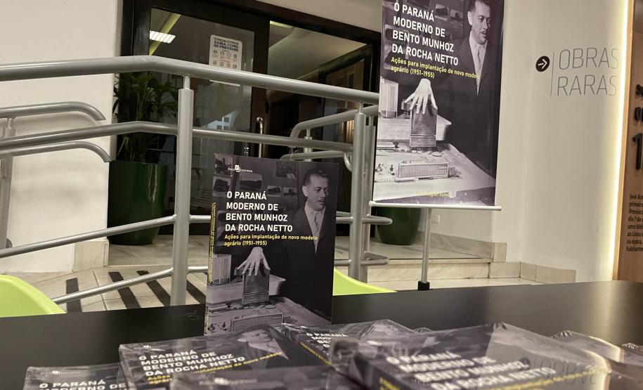 Estado apoia lançamento de livro sobre Bento Munhoz da Rocha Netto