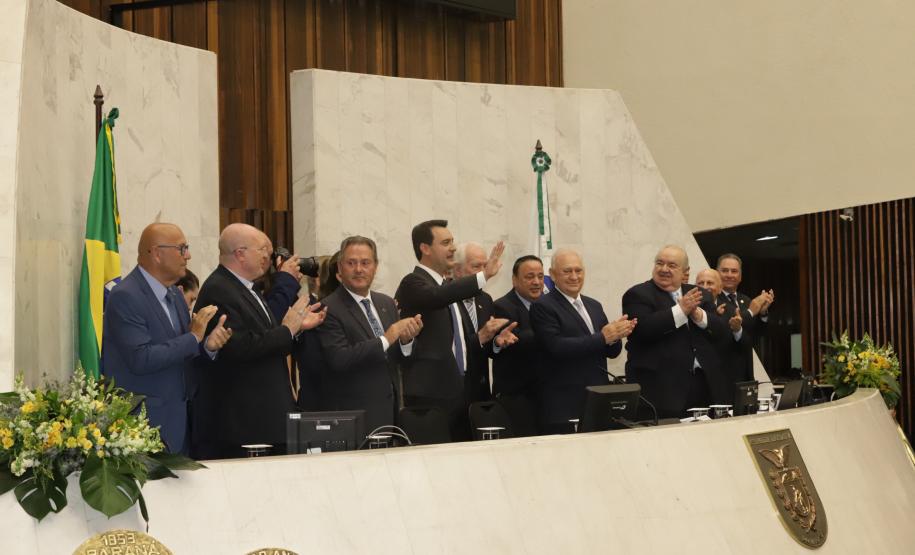 Ratinho Junior e Darci Piana tomam posse para mais quatro anos de mandato