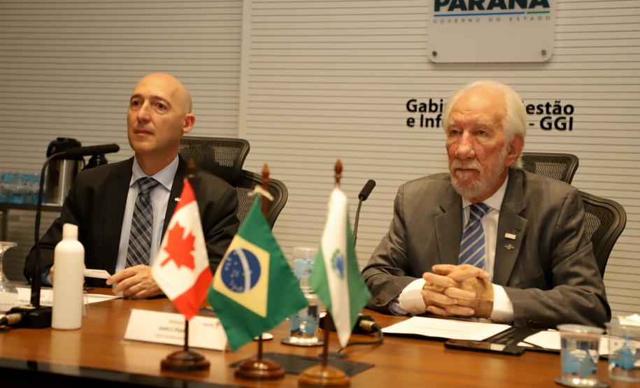Governo do Paraná articula novos investimentos e parcerias comerciais com o Canadá