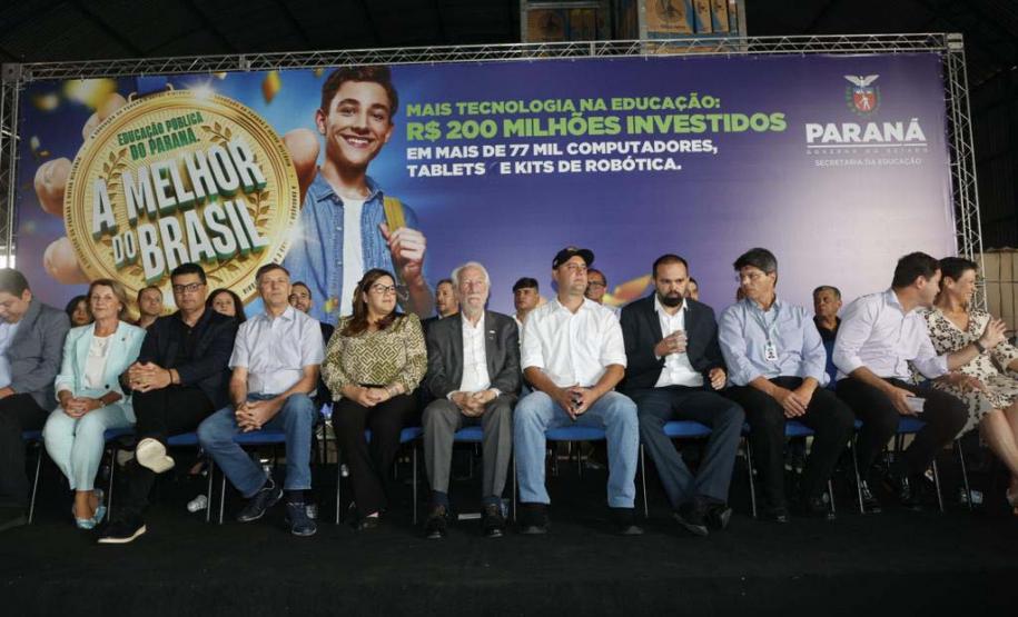 Estado distribui 77 mil novos equipamentos de informática e kits de robótica para escolas