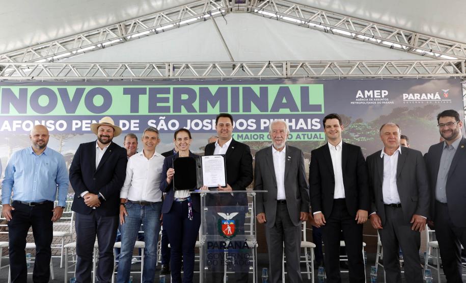 Governador autoriza início da construção do novo terminal de São José dos Pinhais
