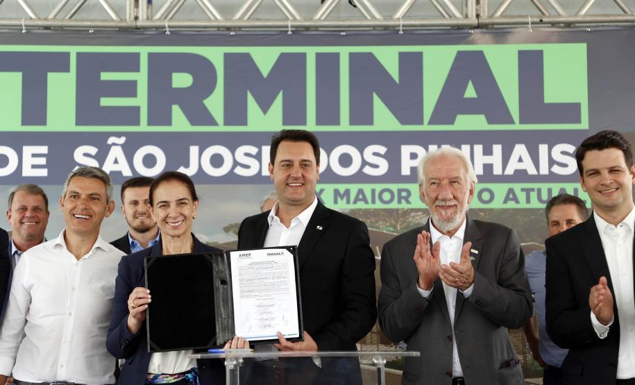 Governador autoriza início da construção do novo terminal de São José dos Pinhais