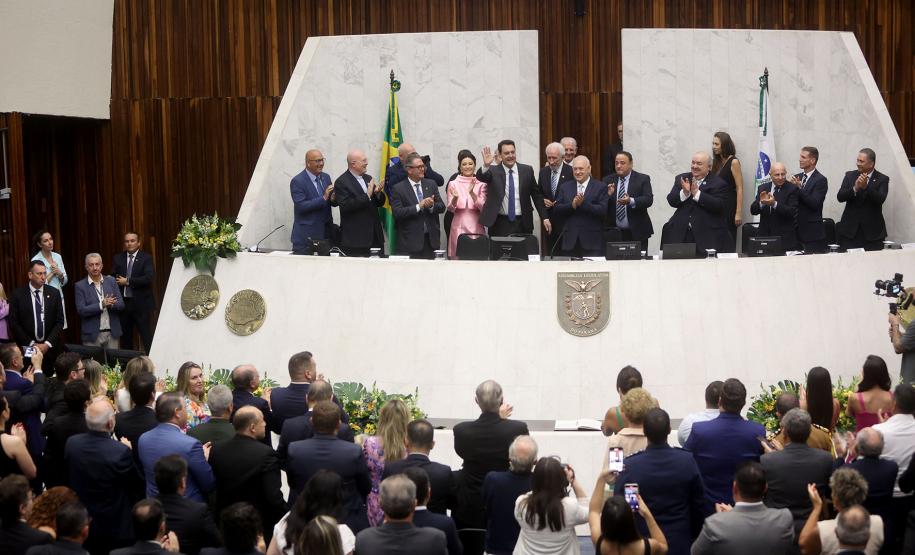 Ratinho Junior e Darci Piana tomam posse para mais quatro anos de mandato