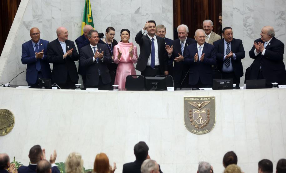 Ratinho Junior e Darci Piana tomam posse para mais quatro anos de mandato
