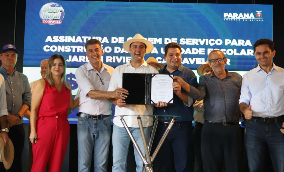 Governador libera construção de colégio em Cascavel que vai atender 1,5 mil alunos