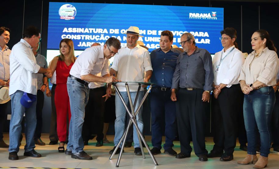 Governador libera construção de colégio em Cascavel que vai atender 1,5 mil alunos