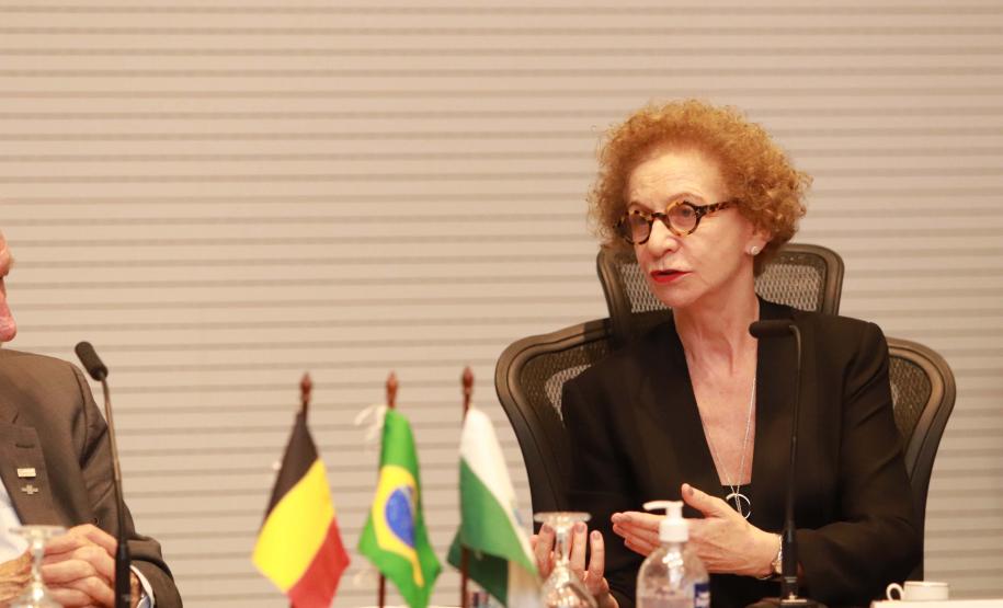 Darci Piana apresenta o Paraná ao embaixador da Bélgica no Brasil