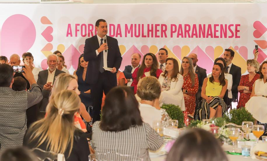 Ratinho Junior anuncia pacote de ações para proteção e valorização das mulheres