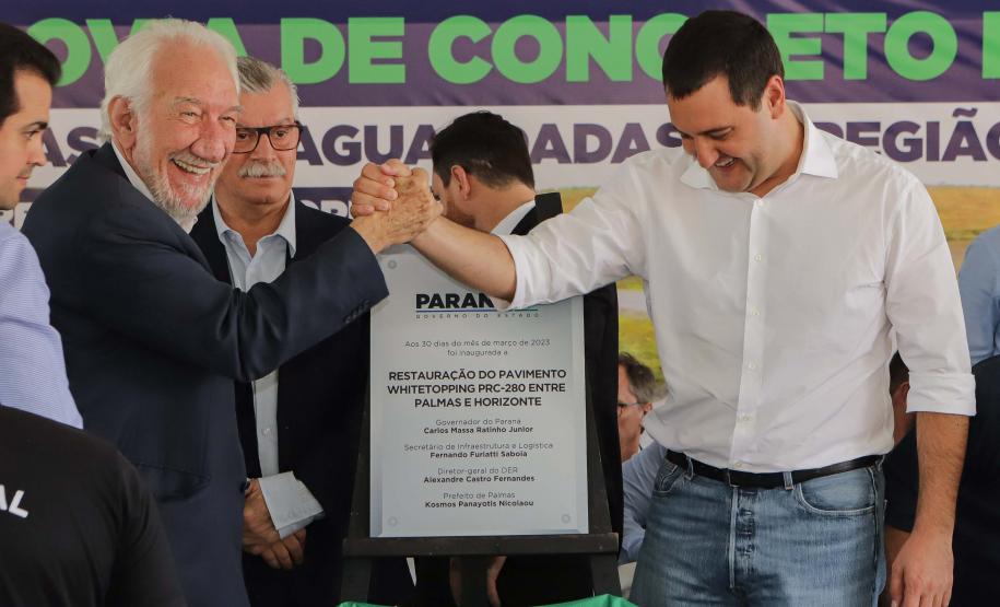 Sonho realizado: governador entrega nova PRC-280, revitalizada com concreto
