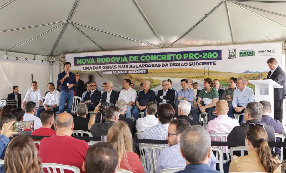 Sonho realizado: governador entrega nova PRC-280, revitalizada com concreto