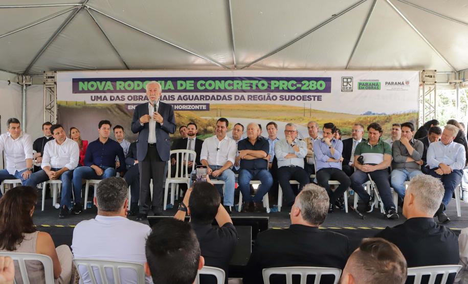 Sonho realizado: governador entrega nova PRC-280, revitalizada com concreto
