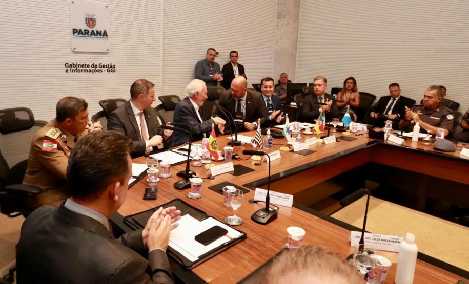 Secretários de cinco estados defendem maior integração contra os crimes nas regiões de fronteira