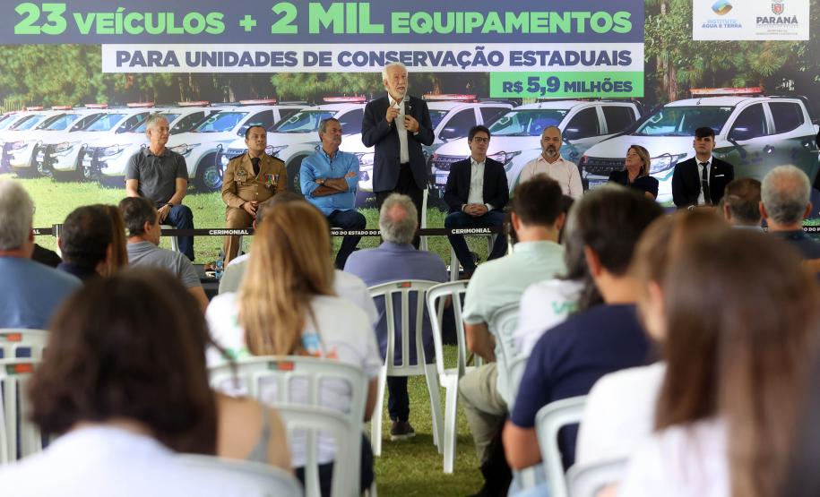 Estado entrega veículos a Unidades de Conservação e cria mais quatro áreas ambientais
