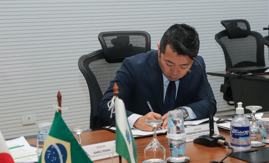 Após missão internacional, Estado firma acordo com empresa japonesa de tratamento de esgoto