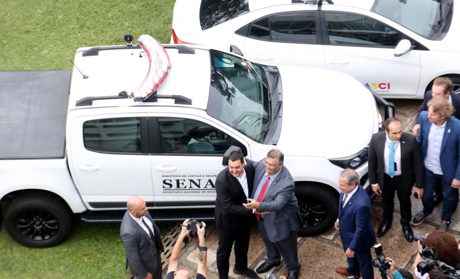 Paraná recebe viaturas do Ministério da Justiça para coibir violência contra a mulher