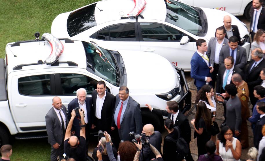 Paraná recebe viaturas do Ministério da Justiça para coibir violência contra a mulher