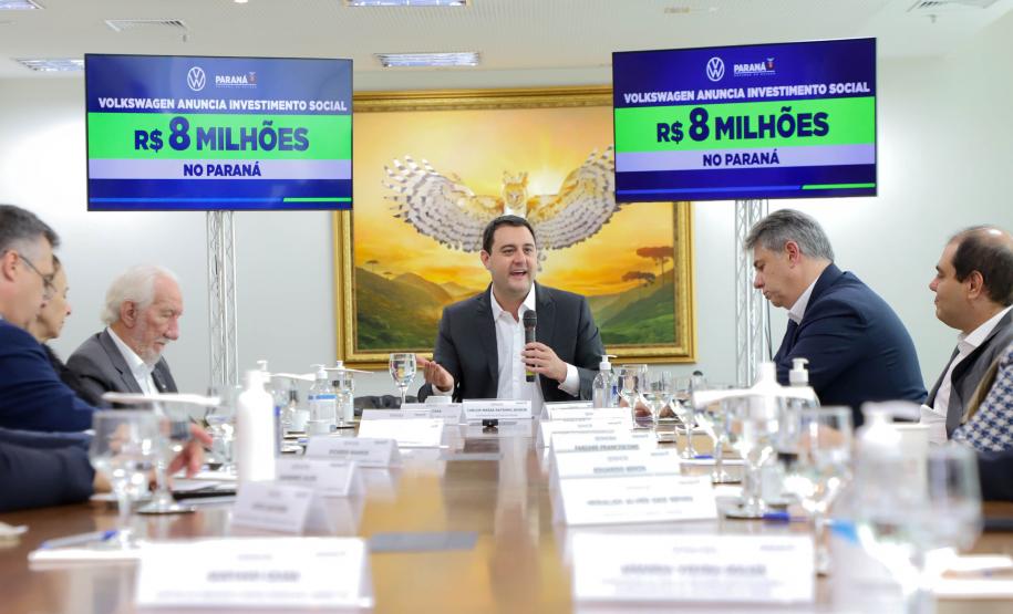 Em parceria com Estado, Volkswagen anuncia R$ 8 milhões para saúde e projetos sociais