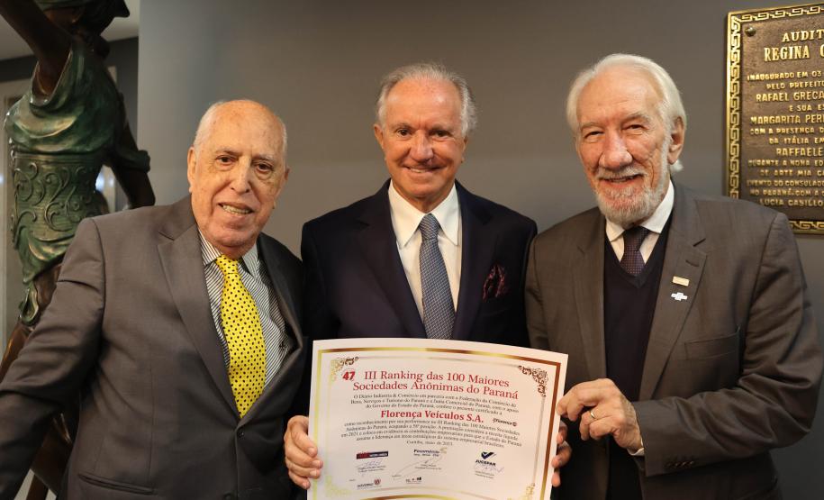 Piana apresenta ações do Estado a empresários durante evento das 100 maiores S/A do Paraná