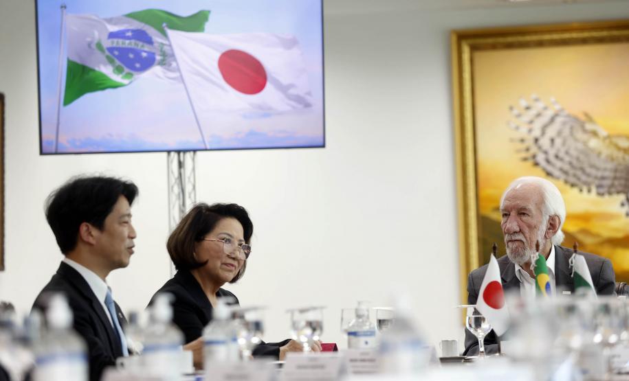 Piana recebe comitiva de Kakogawa e reforça laços de amizade do Paraná com o Japão