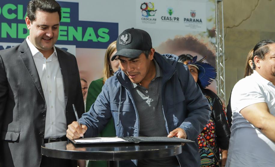 Governador anuncia Conferência Estadual dos Povos Indígenas e R$ 7 milhões para proteção social