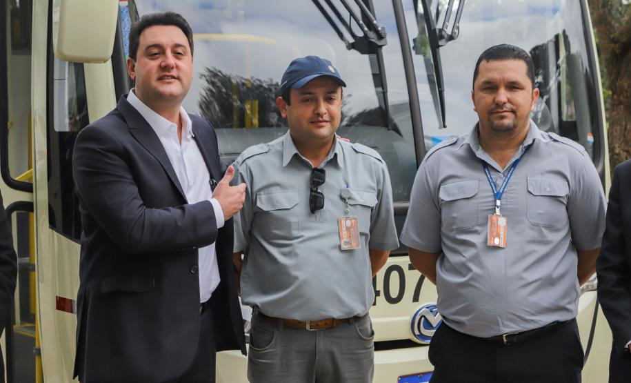 Região Metropolitana de Curitiba recebe 100 ônibus para renovação da frota do transporte coletivo