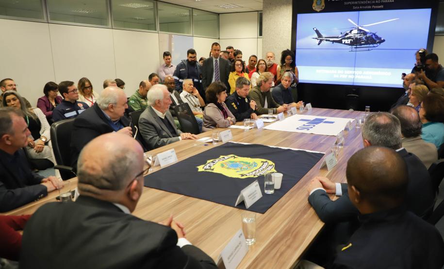 Em parceria com Estado, helicóptero da PRF vai ampliar resgates em Curitiba e RMC