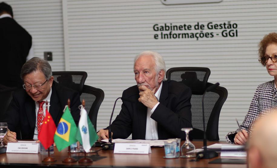 Piana recebe comitiva da província chinesa de Zhejiang, estado-irmão do Paraná