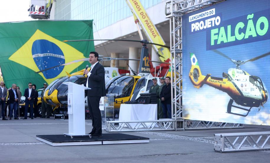 Projeto Falcão reforça policiamento do Paraná com helicópteros superequipados
