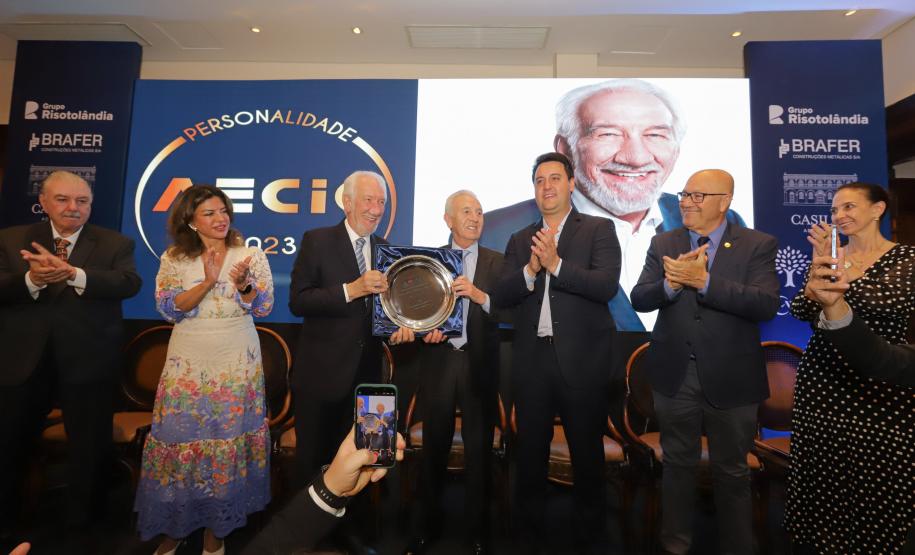 Darci Piana é homenageado com o título Personalidade Aecic 2023