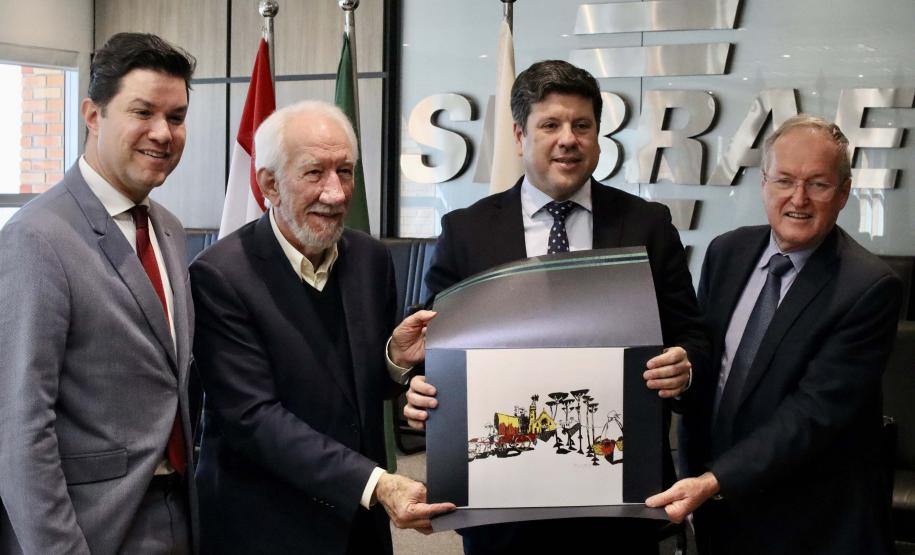 Piana apresenta projetos do Paraná ao novo ministro da Indústria do Paraguai