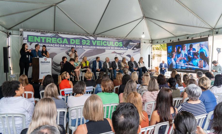 92 novos veículos vão reforçar o atendimento dos Núcleos Regionais de Educação