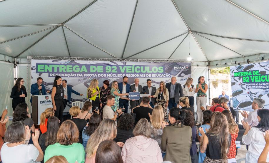 92 novos veículos vão reforçar o atendimento dos Núcleos Regionais de Educação