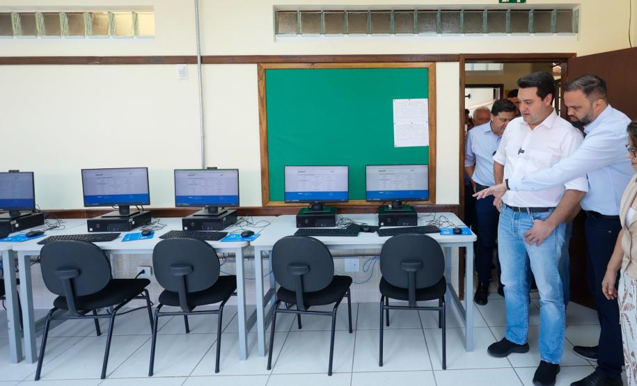 Governador inaugura escola estadual com capacidade para 900 estudantes em Ortigueira