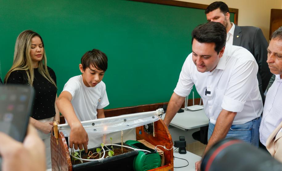 Governador inaugura escola estadual com capacidade para 900 estudantes em Ortigueira