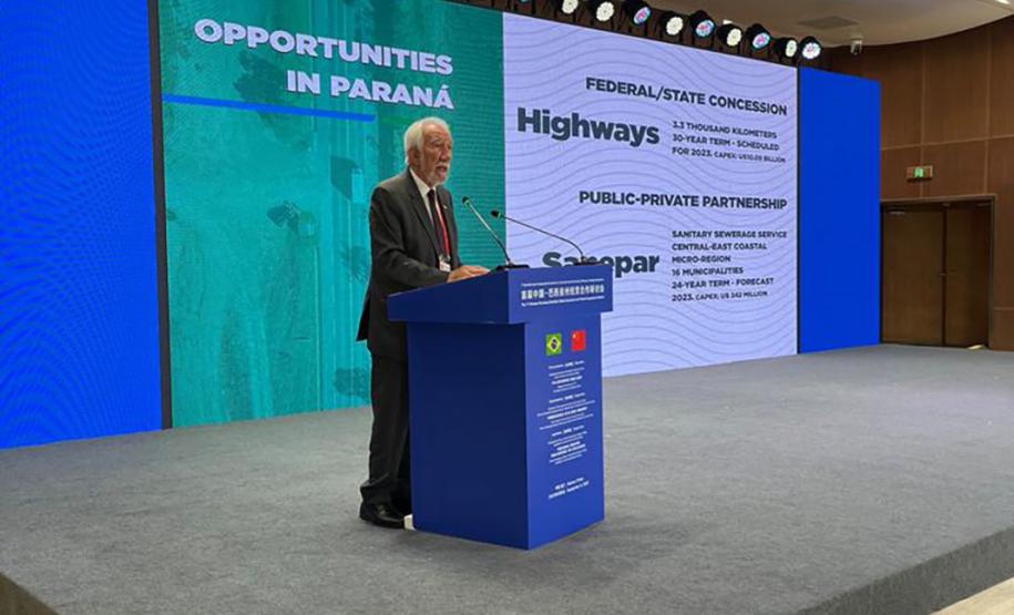 Piana destaca vantagens competitivas do Paraná em fórum econômico na China