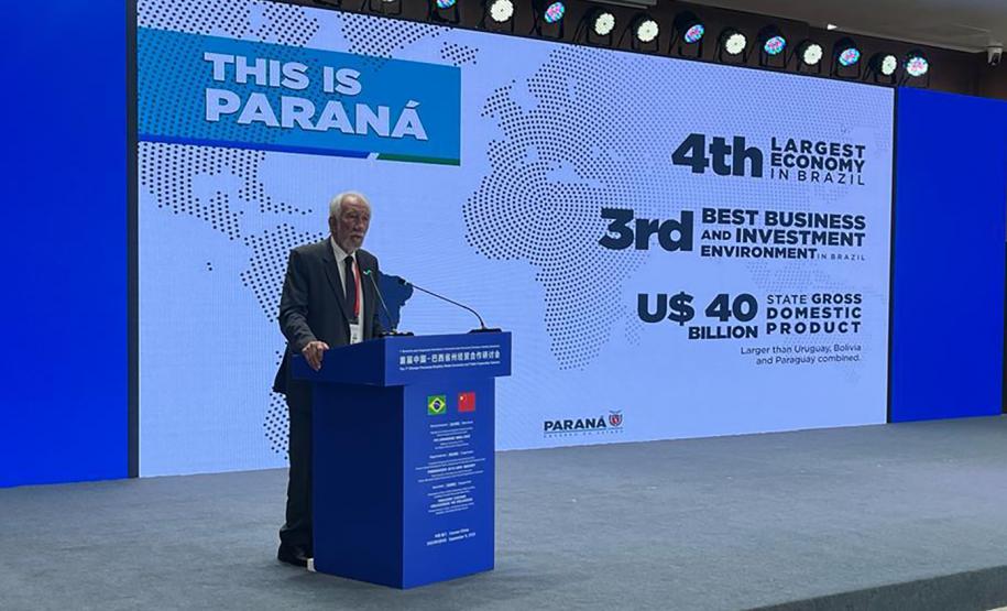 Piana destaca vantagens competitivas do Paraná em fórum econômico na China