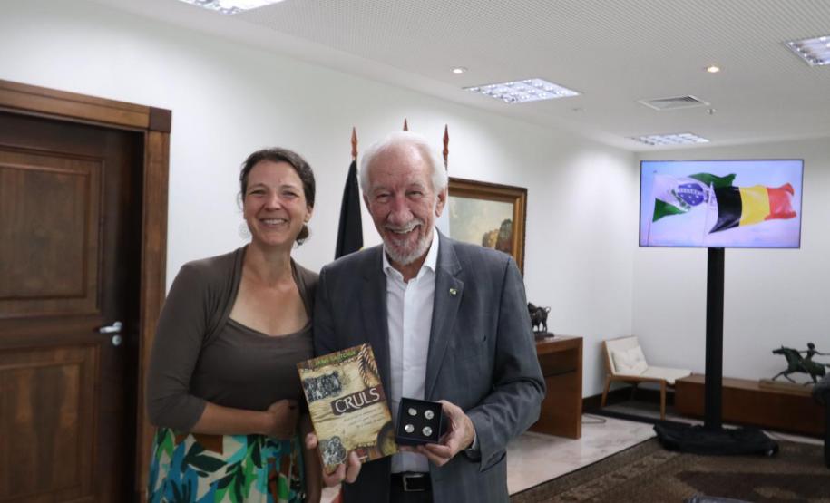 Piana apresenta projetos de infraestrutura e energia à cônsul-geral da Bélgica