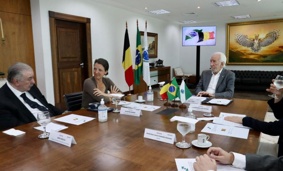 Piana apresenta projetos de infraestrutura e energia à cônsul-geral da Bélgica