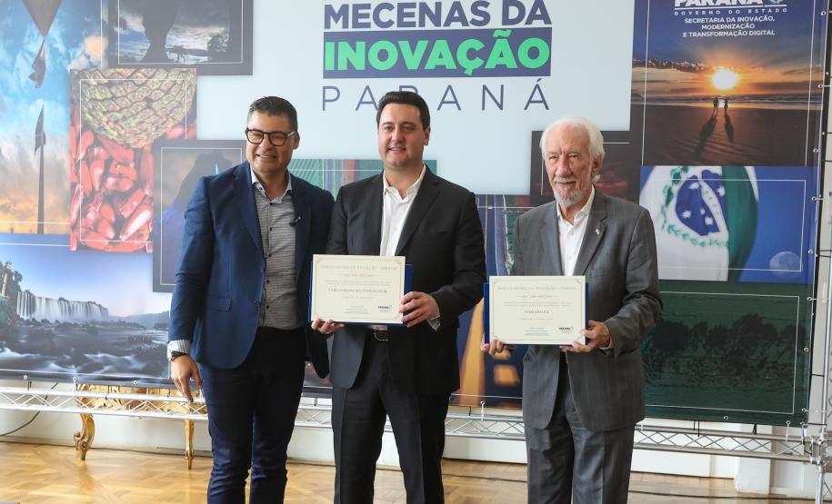 Em solenidade no Palácio Iguaçu, prêmio homenageia destaques da inovação