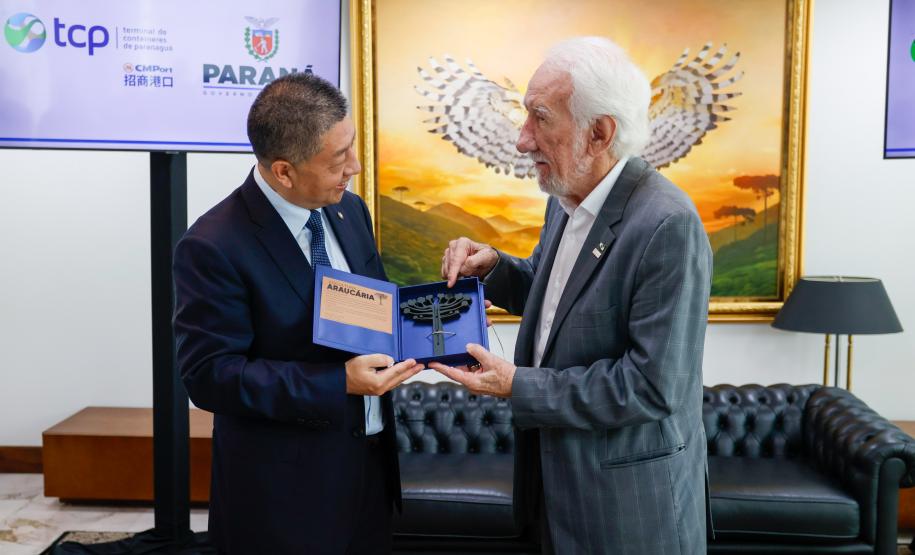 Piana apresenta macroprojetos de infraestrutura do Paraná a grupo chinês