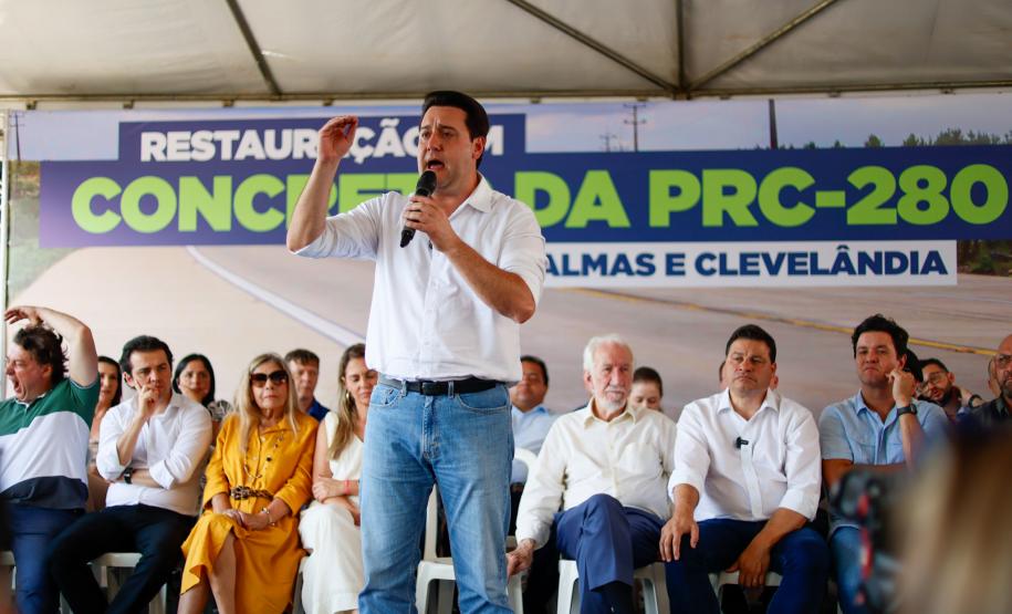 Com grandes obras, PRC-280 será revitalizada em concreto de Palmas a Pato Brancov