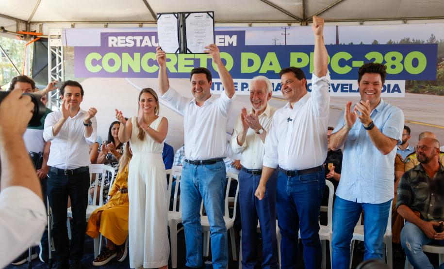 Com grandes obras, PRC-280 será revitalizada em concreto de Palmas a Pato Brancov