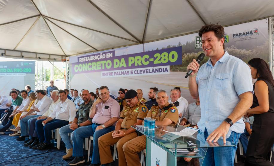 Com grandes obras, PRC-280 será revitalizada em concreto de Palmas a Pato Brancov