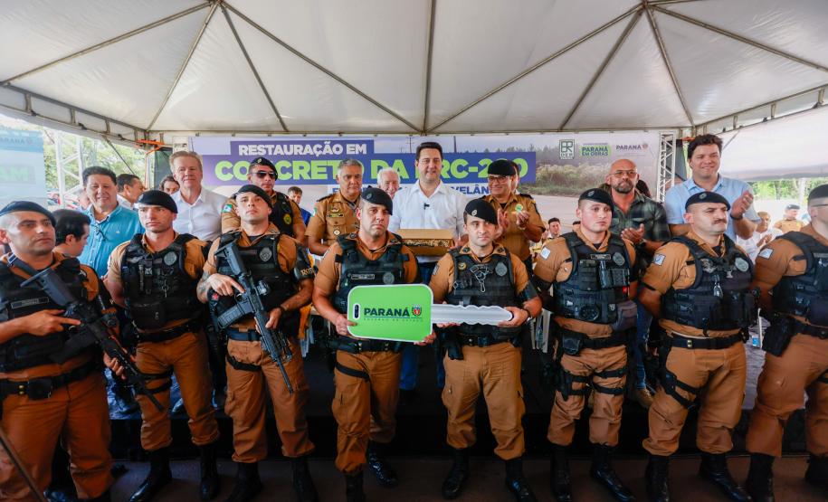 Para reforçar combate ao crime, Clevelândia passa a contar com nova base da Rotam