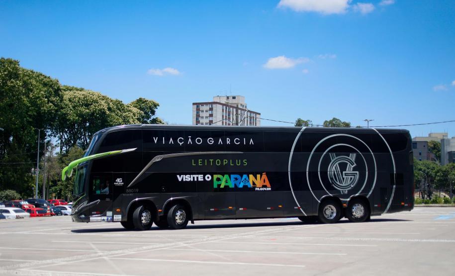Campanha em parceria com Viação Garcia convida turistas a visitar o Paraná