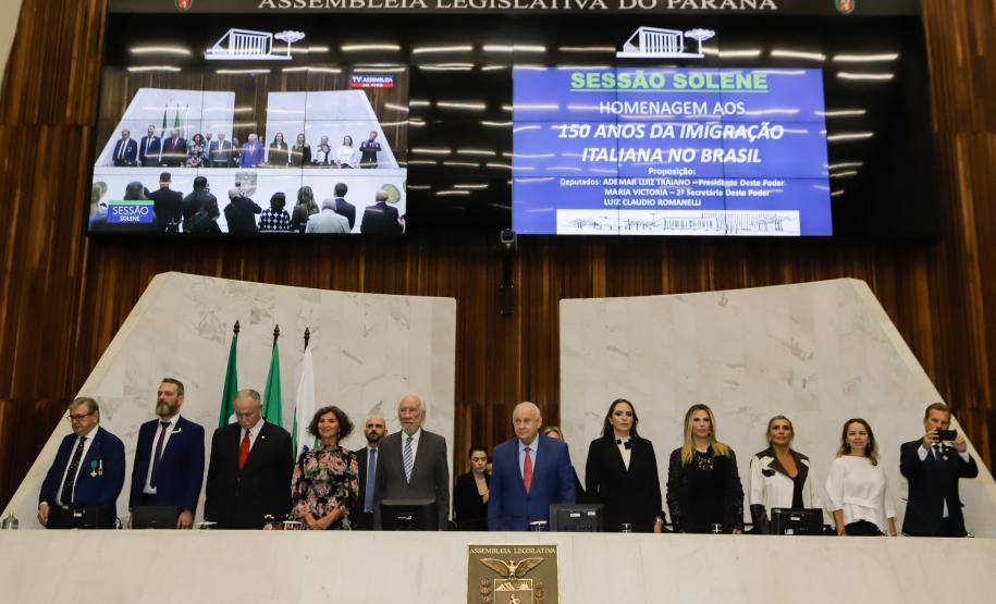 Piana é homenageado na celebração dos 150 anos da imigração italiana no Brasil